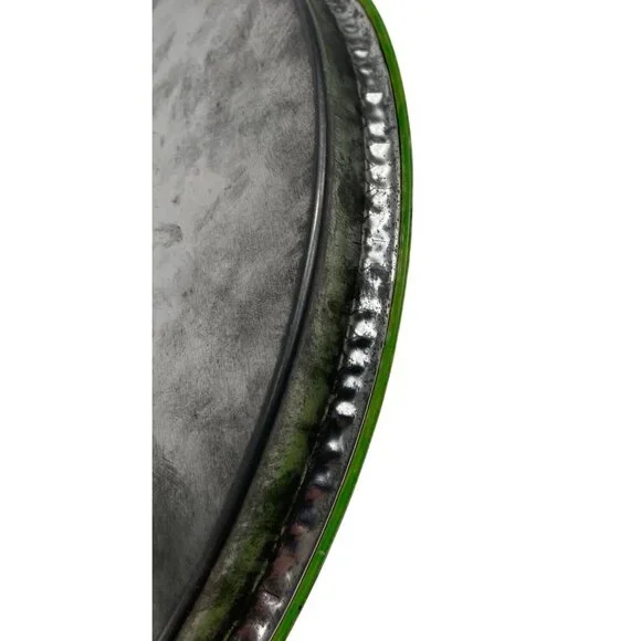 Vintage Keebler Elf Christmas Metal 10.5" Serving Tray With Santa & Baking Elves - Picture 8 of 11